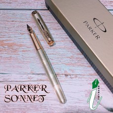 派克 PARKER 卓爾SONNET 2015年 純銀玫瑰金夾 墨水筆/鋼筆